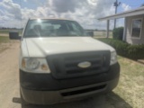 2008 Ford F150 Ext Cab, White, Vin - 1FTRX12W187C14496, Showing 43622 Miles