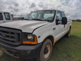 1999 Ford F250 Ext Cab Truck, White, Showing 102008 Miles, Vin - 1FTNX20LEE