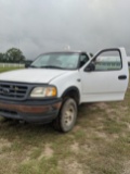2000 Ford F150, Standard Cab, White, 4 X 4, Showing 145679 Miles, Vin - 1FT