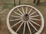 Teak Wagon Wheel 