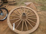 Teak Wagon Wheel 