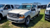 2000 Ford F250 Ext Cab, White, Showing 93968 Miles, Vin - 1FTNX20L5YEE25767