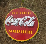 Coke Metal Sign