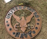 Metal Navy Sign