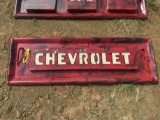 Metal Mini Chevrolet Tailgate Hanging Art