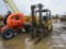 Cat V80F Forklift, s/n 9NF00596: 5000 lb. Cap., ID 30147