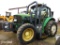 John Deere 6420 MFWD Tractor, s/n L06420H379454: Cab, Lift Arms, Drawbar, 2