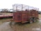 Livestock Trailer (No Title - Bill of Sale Only): ID 43110