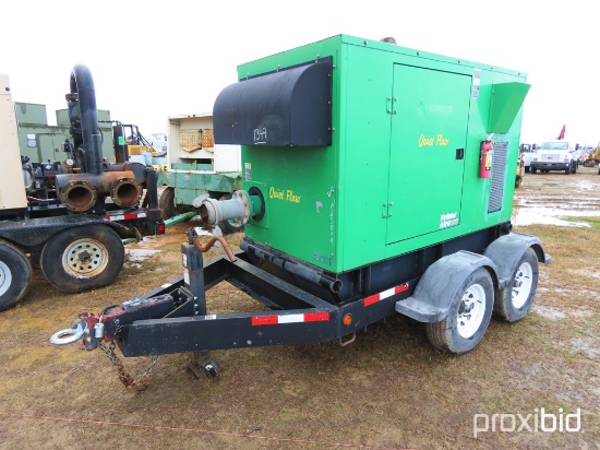 2014 Gorman Rupp 6" Portable Trash Pump, s/n 1504231: JD Diesel, Self-primi