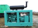 Onan 50KW Generator: Skid-mounted, Ford 6-cyl. Diesel, ID 42391
