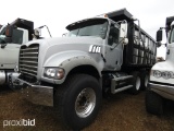 2012 Mack Tri-axle Dump Truck, s/n 1M1AX04Y8CM013317: Meritor 10-sp., 252K