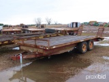 Trailer World 8x18 Flatbed Trailer (No Title - Bill of Sale Only): Ramps, I