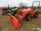 Kubota L2501 MFWD Tractor, s/n 54172: Loader, 370 hrs, ID 43498