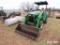 John Deere 4400 Tractor, s/n LV4400H241499: HST, JD 420 Loader w/ Bkt., Rol