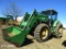 JOHN DEERE 7210 TRACTOR W/ LOADER, S/N RW7210S010106, 9949 HOURS