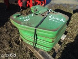 PALLET OF JOHN DEERE WEIGHTS