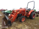 Kioti CK30 MFWD Tractor, s/n D70300226: KL130 Loader w/ Bkt., 1318 hrs, ID