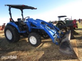 New Holland TC40 MFWD Tractor, s/n G515884: Loader, 164 hrs, ID 43859