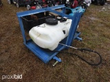15-gallon 3pt Sprayer and Crate of Misc. Items: ID 43036