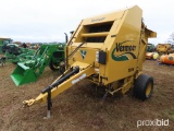 2012 Vermeer 504N Round Hay Baler, s/n 1VRA131M1C1000348 w/ Monitor & Shaft