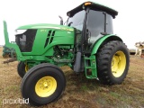 2012 John Deere 6115D Tractor, s/n 1P06115DPCM050119: Cab, 2wd, Power Rever