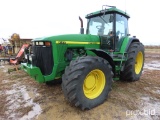 1998 John Deere 8100 MFWD Tractor, s/n RW8100P012302: Powershift, 1 LTR, 8.