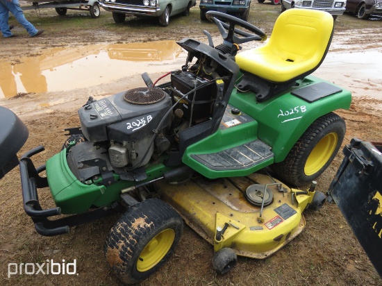 John Deere GX335 Riding Lawn Mower, s/n M0G335B105385: 1955 hrs