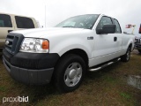2008 Ford F150 Pickup, s/n 1FTRX12W18FB64408: Driver Door has Been Replaced