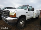 2001 Ford F550 Truck, s/n 1FDAF56F71ED23831: Powerstroke V8 Diesel, 189K mi