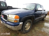 2000 GMC Z71 Pickup, s/n 2GTEK19T9Y1298762: 230K mi., ID 30356