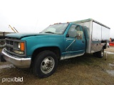 1996 Chevy 3500 Cheyenne Catering Truck, s/n 1GBJC54R6TE248254: 172K mi., I