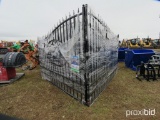 Unused 2020 20' Bi-parting Iron Gate: Deer Artwork, No Posts, ID 42810