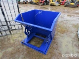 Unused 2020 1 cu yd Self-dumping Hopper: Forklift Pockets, ID 42822