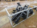 Unused 2020 Skid Steer Auger w/ 3 Bits: ID 42832