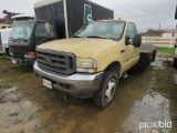 2005 Ford F450 Flatbed Truck, s/n 1FDX55161???37637 (In Op): Does Not Run,