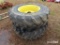 (2) 16.9x28 John Deere Tires w/ Rims: ID 42318