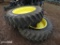 (2) 18.4R42 Firestone Tractor Tires w/ Rims