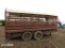 14' Cattle Trailer (No Title - Bill of Sale Only)