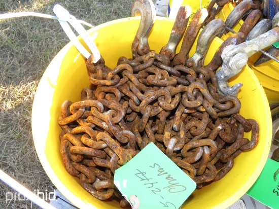 (5) 24' Chains in Bucket