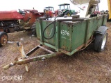 4x8 Trailer w/ L-shaped Fuel Tank & Pump: ID 43559