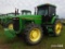 John Deere 8300 MFWD Tractor, s/n P003318: Encl. Cab, Power Shift Trans., D