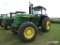 John Deere 4555 MFWD Tractor, s/n RW4555P06274: C/A, Factory Duals, Quick H