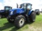 2016 New Holland TS6.120 MFWD Tractor, s/n NT00870M: Tiger Side Boom Mower,