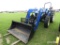 New Holland T4030 MFWD Tractor, s/n ZAJA14994: w/ 820TL Loader w/ Bucket