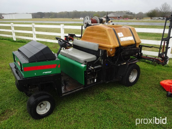 Cushman Turf Truckster Sprayer, s/n 97014541 (No Title): 27hp Eng., 160-gal