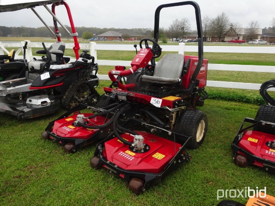 Toro Groundmaster 3500D Zero-turn Mower, s/n 400164805: (Owned by Alabama P