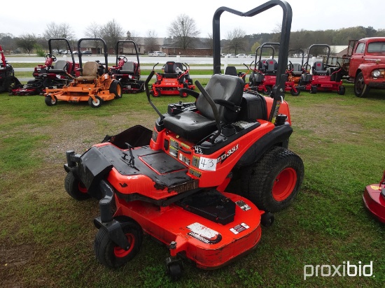 Kubota ZD331 Zero-turn Mower, s/n 32960: 72" Deck, Diesel, Meter Shows 4044