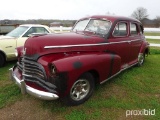 1948 Chevy Fleetmaster, s/n 62888 (Inoperable): 4-door, Project Car, 6-cyl.