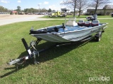 Sea Nymph TX175 Boat w/ 16'6' Trailer (No VIN on Boat): Eveinrude 50hp Eng.