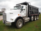 2017 Kenworth T800 Tri-axle Dump Truck, s/n 1NKDXPEX3HJ144738 (Rebuilt Titl